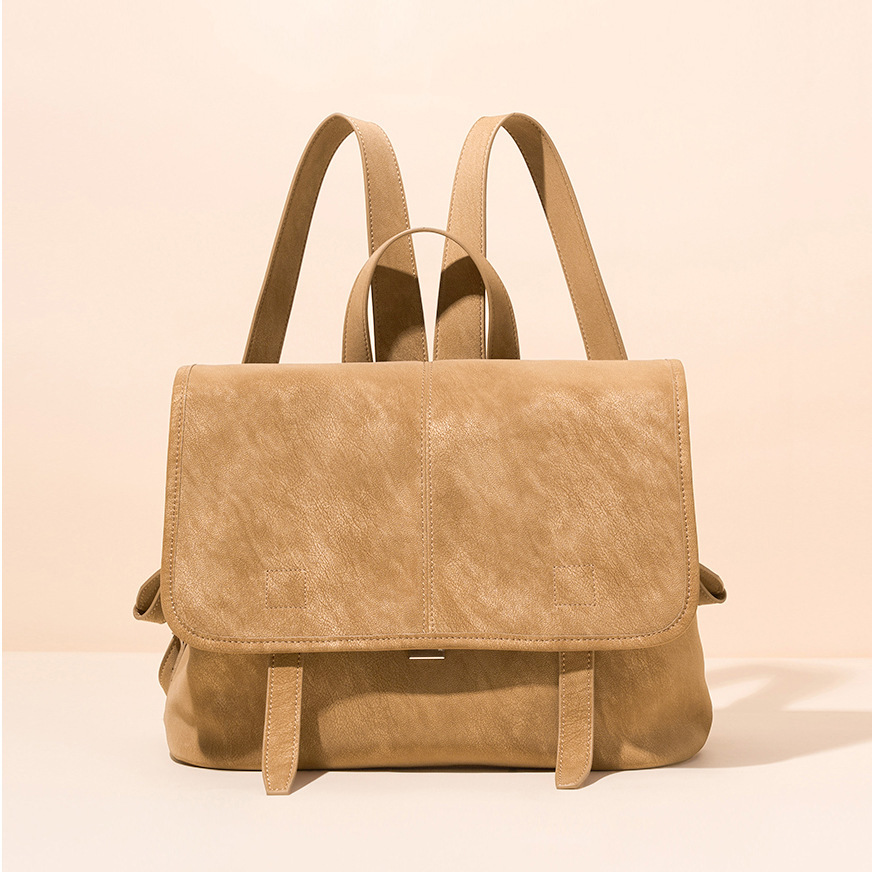 Leather Work Womens Backpack - Women's Vintage Genuine Leather Backpack Casual