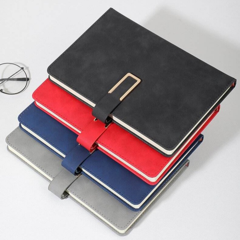 Leather Work Diary - Vintage A5 Leather Notebook Soft Cover