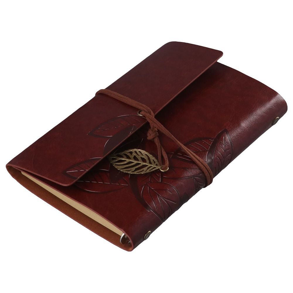 Leather Work Diary - Vintage PU Leather Travelers Notebook Leaf
