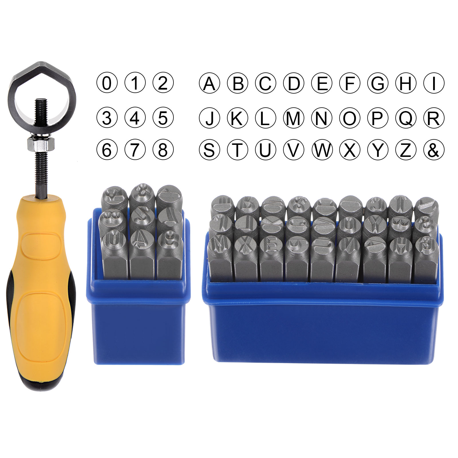 Leather Stamp Set - Metal Stamping Kit 6mm 10mm 12.5mm