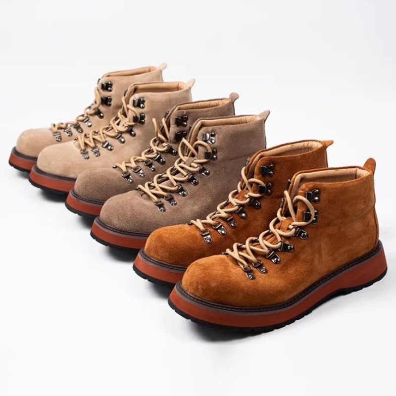 Leatherwork Boots - Japanese Thick Sole Genuine Leather Outdoor