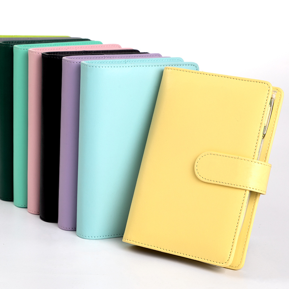 A6 Macaron PU Leather Binder N - огляд і ціна Leather Work Diary
