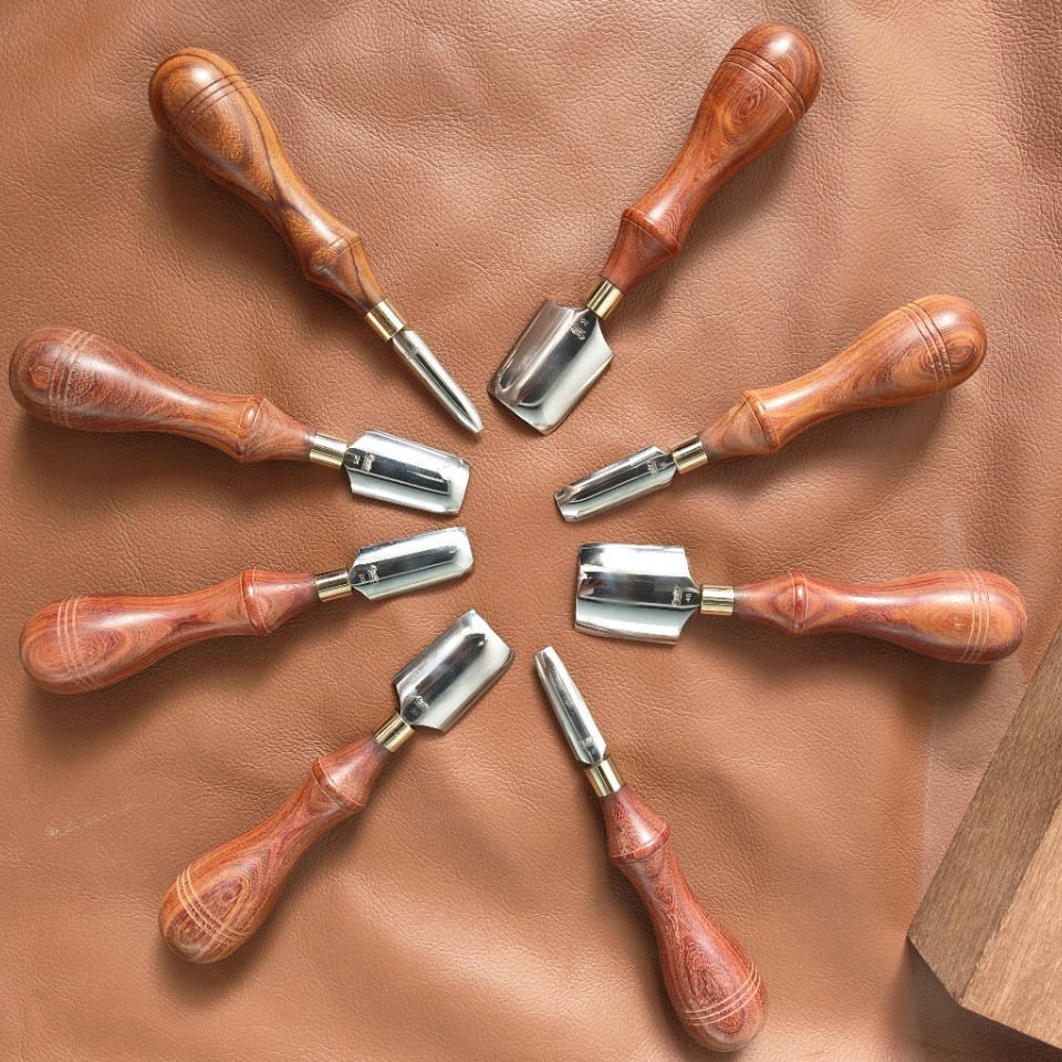 Handmade Leather Working Tools - огляд і ціна Round Knife Leatherwork
