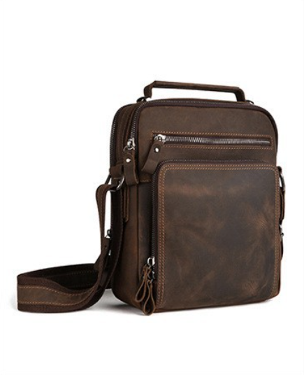 Men's Vintage Wild Horse Leath - огляд і ціна Leather Work Bag Men