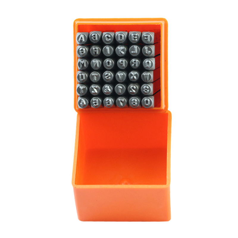 36 Pcs Punch Stainless Steel L - огляд і ціна Leather Stamp Set