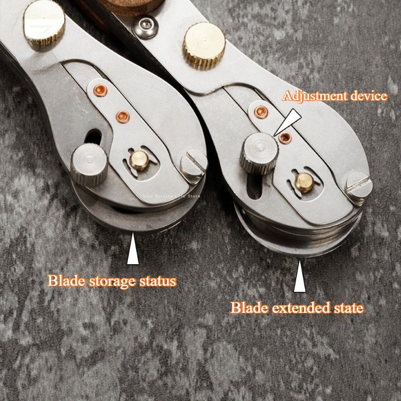Small Metal Roller Knife Stain - огляд і ціна Round Knife Leatherwork