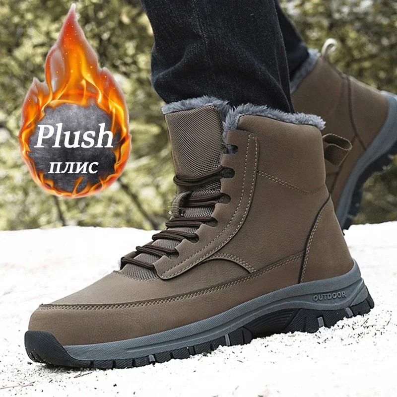 NeW Men Winter Snow Boots For  - огляд і ціна Leatherwork Boots
